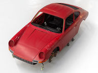 Straat Automobile 1967 Porsche 911S Polo Red 308081S