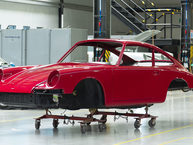 Straat Automobile 1967 Porsche 911S Polo Red 308081S