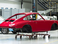 Straat Automobile 1967 Porsche 911S Polo Red 308081S