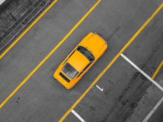 Straat Automobile 1973 Porsche 911S Signal Yellow 9113301160