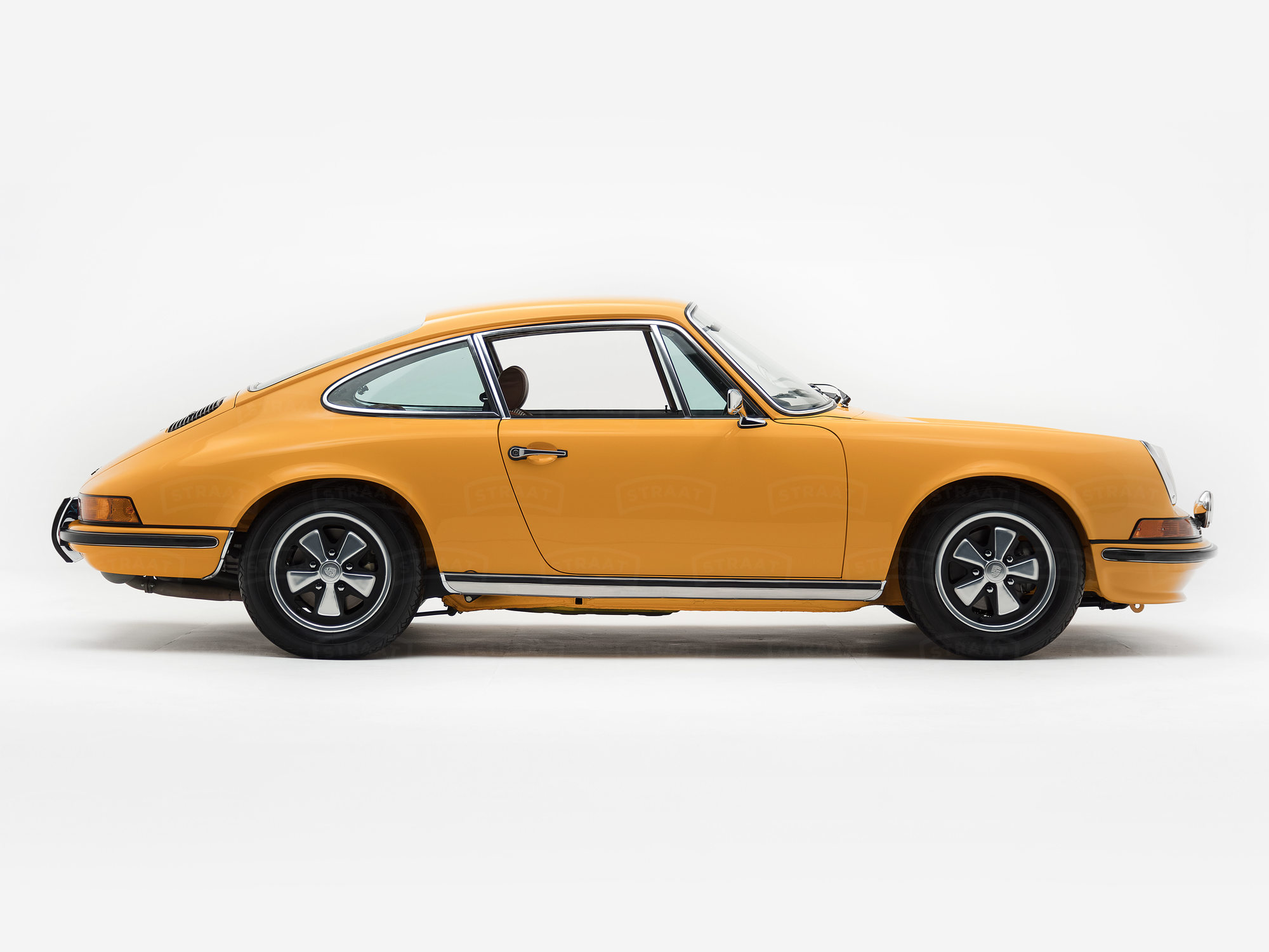 Straat Automobile 1973 Porsche 911S 9113301160 Signal Yellow 