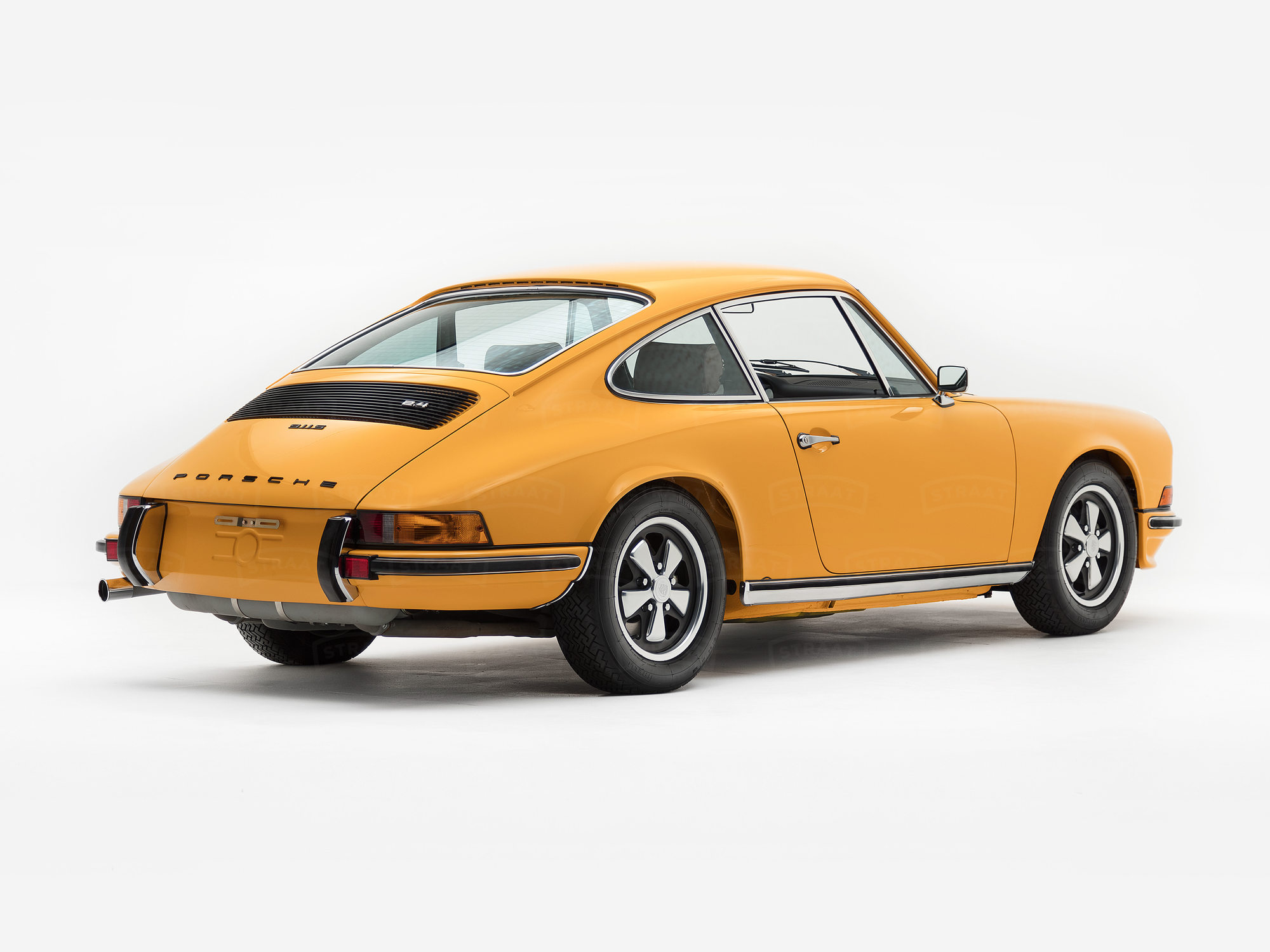 Straat Automobile 1973 Porsche 911S 9113301160 Signal Yellow 