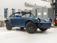 Straat Automobile 1987 Porsche 911 Carrera Baltic Blue WP0AB0913JS121704