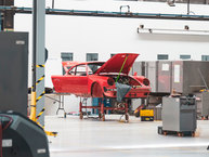 Straat Automobile 1987 Porsche 911 Carrera Guards Red WP0AB0913JS121704