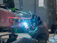 Straat Automobile 1987 Porsche 911 Carrera Baltic Blue WP0AB0913JS121704