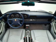 1995 Porsche 993 Cabriolet Iris Blue Pearl WP0CA2995SS340243 Studio